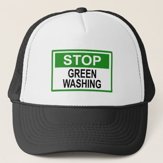 Greenwash-out stopzetten trucker pet (Voorkant)