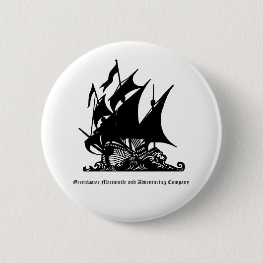 Greenwater Guildhall Button Pin (Voorkant)