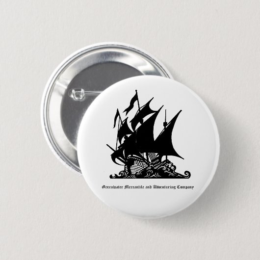 Greenwater Guildhall Button Pin (Voorkant /achterkant)