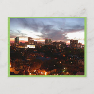 Greenway Plaza gebied Houston in Texas Briefkaart