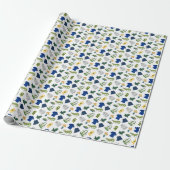 Greenwich Academy Ditsy Print Cadeaupapier (Uitgerold)