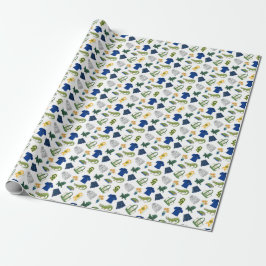 Greenwich Academy Ditsy Print Cadeaupapier