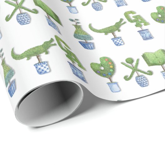 Greenwich Academy Topiaire  Cadeaupapier (Rol Hoek)