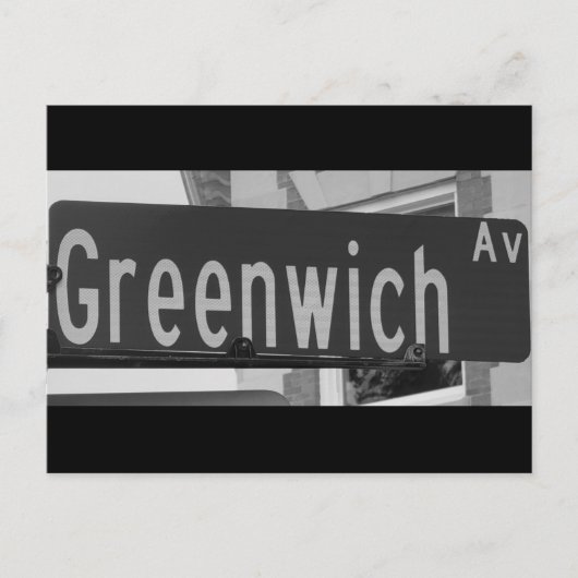 Greenwich Ave, Greenwich, CT Briefkaart (Voorkant)