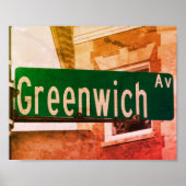Greenwich Ave, Greenwich, CT Poster (Voorkant)