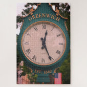 Greenwich Avenue Post Clock, Greenwich, CT Legpuzzel (Verticaal)