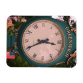 Greenwich Avenue Post Clock, Greenwich, CT Magneet (Horizontaal)