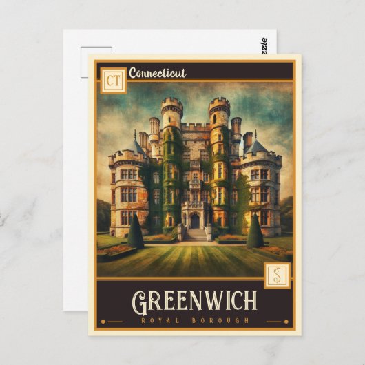 Greenwich, Connecticut |  Briefkaart (Voorkant / Achterkant)
