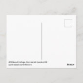 Greenwich, London UK Briefkaart (Achterkant)