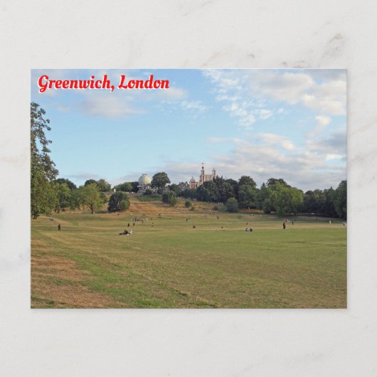 Greenwich Park, Londen Briefkaart (Voorkant)