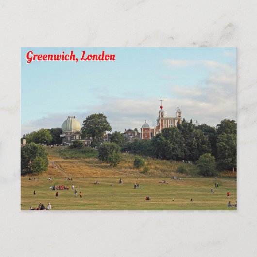Greenwich Park, Londen Briefkaart (Voorkant)