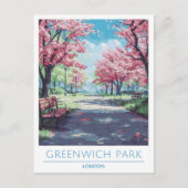 Greenwich Park Londen Reizen naar Engeland Briefkaart (Voorkant)