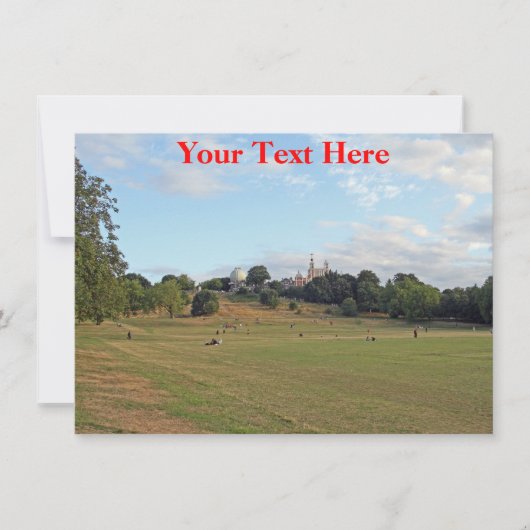  Greenwich Park, London Card (Voorkant)