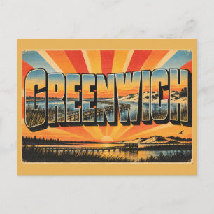 Greenwich PEI Drijvende Knuppelweg Duinen Kunst Briefkaart