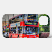 Greenwich to Peckham Red Double-decker Bus UK Case-Mate iPhone Case (Achterkant (horizontaal))