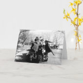 Greenwich Village Glamour Girls  Foto Kaart (Gele Bloem)