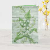 Greenwood bloemenwenskaart kaart (Gele Bloem)