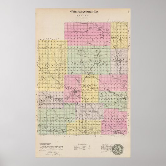 Greenwood County, Kansas Poster (Voorkant)