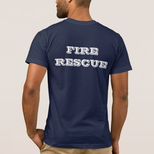 Greenwood Fire Rescue T-shirt (Achterkant)