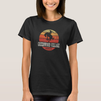 Greenwood Village CO  Country Western Retro T-shirt
