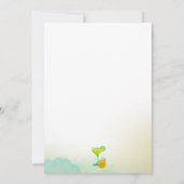 Greeny Waterverf Tacos & Tequila Vrijgezellenfeest Kaart (Achterkant)