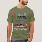 GREEP OVER MENSEN AMERIKA T-SHIRT (Voorkant)