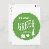 Greer Arizona Briefkaart (Voorkant / Achterkant)