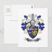 Greer Family Crest Coat of Arms Briefkaart (Voorkant / Achterkant)