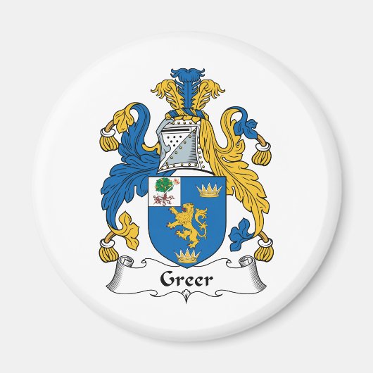 Greer Family Crest Magneet (Voorkant)
