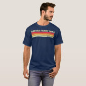 GREERS FERRY LAKE ARKANSAS Funny Fishing Camping T-shirt (Voorkant volledig)