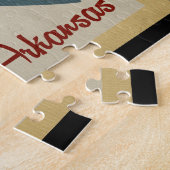 Greers Ferry Lake Fish Vintage Travel Legpuzzel (Zijkant)