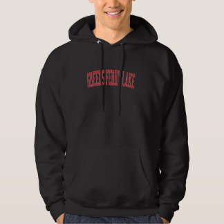  Greers Ferry Lake noodlijdende rode varsity S Hoodie