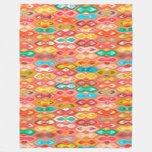 Greeshma ikat fleece deken