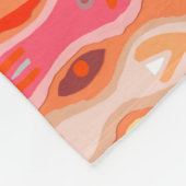 Greeshma ikat fleece deken (Hoek)