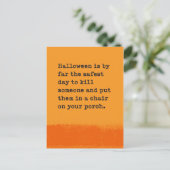Greet Humor Halloween Twisted Briefkaart (Staand voorkant)