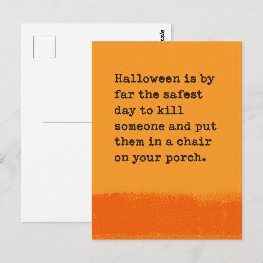 Greet Humor Halloween Twisted Briefkaart (Voorkant / Achterkant)