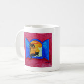 Greet the Morning Cat Cup Koffiemok (Voorkant links)