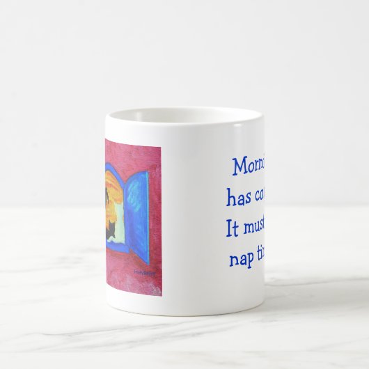 Greet the Morning Cat Cup Koffiemok (Center)