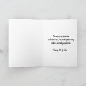 Greeting Card 4th of July Kaart (Binnen)