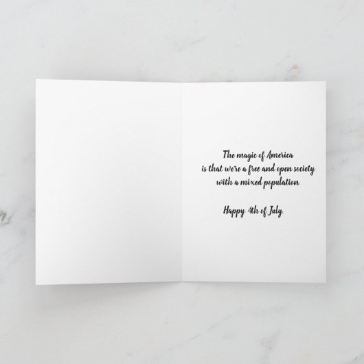 Greeting Card 4th of July Kaart (Binnen)