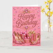 Greeting Card-Birthday Kaart (Gele Bloem)