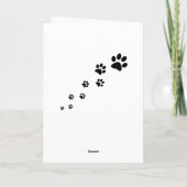 Greeting Card - Custom Message Bedankkaart (Achterkant)