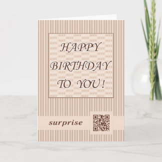 Greeting Card.Happy Birthday Alex! Kaart