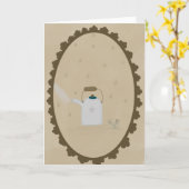 Greeting card kaart (Gele Bloem)