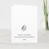 Greeting Card - Kissing Hearts "Love Notes" Kaart (Achterkant)