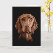 Greeting Card  "Magyar Vizsla" Kaart (Gele Bloem)