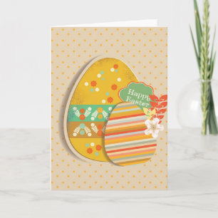 Greeting card met Easter egg symbol Feestdagen Kaart