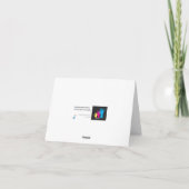 Greeting Card met envelope Kaart (Achterkant)