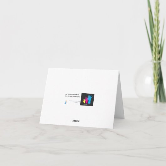 Greeting Card met envelope Kaart (Achterkant)