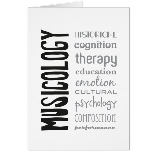 greeting card - MUSICOLOGY Briefkaarten 0